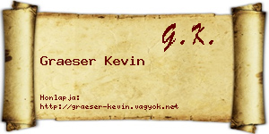 Graeser Kevin névjegykártya